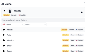 Voice Library